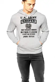 

US Army Sniper Hoodie One Shot One Kill Pullover By Goliath74 winter summer coat streetwear gym jogger hoodies Sweatshirts