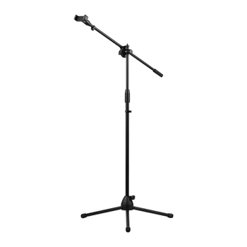 

140cm /4.6ft Adjustable Height Light Stand Durable Floor Tripod Stand Kit with Phone Holder for Live Streaming Video Photography
