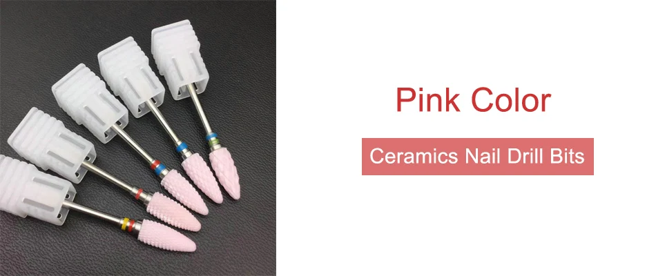 24 типа Резак для маникюра керамические сверла для ногтей пилки для ногтей Электрический маникюр ногтей инструмент для искусства