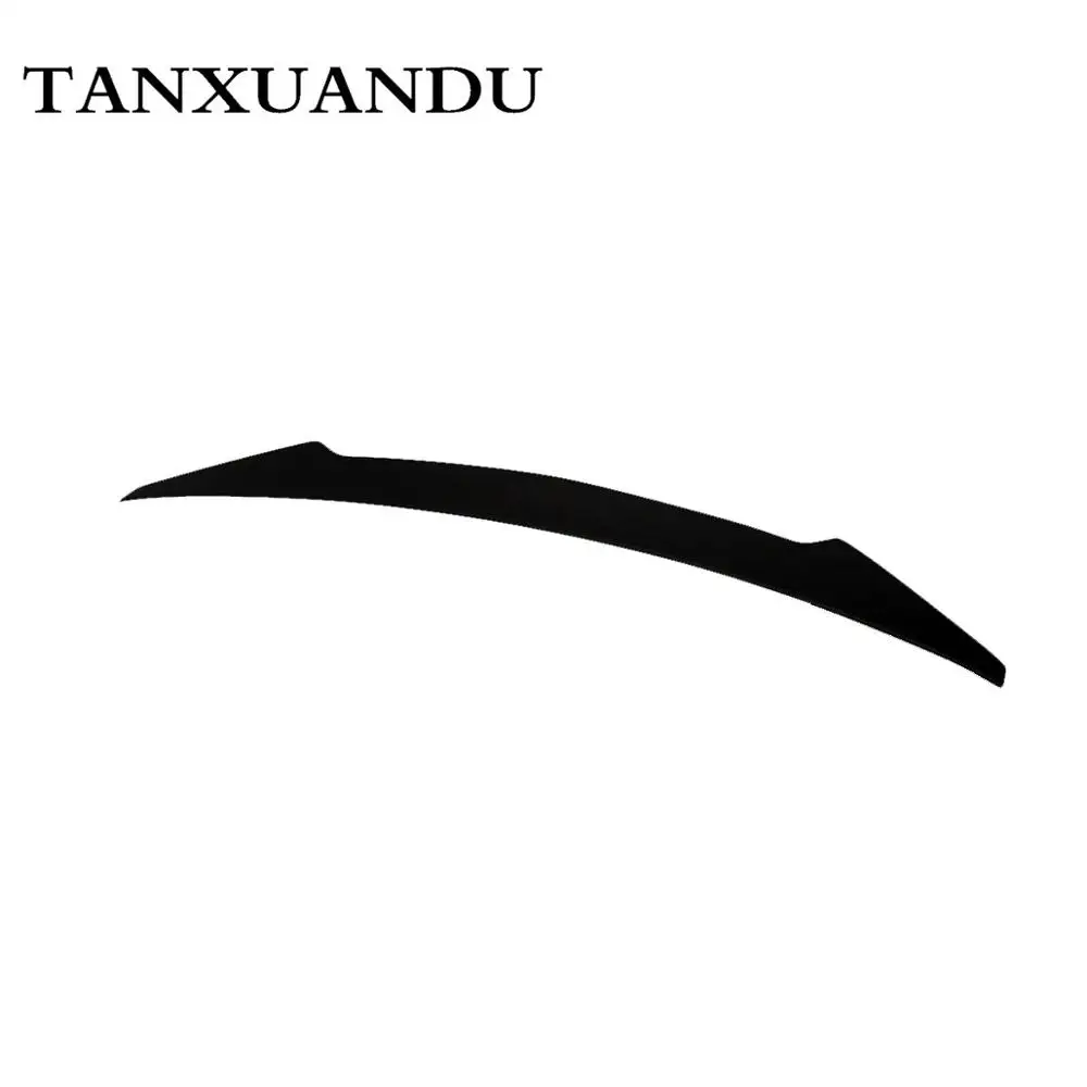 Лезвие Стиль окрашенные черный блеск ABS задний багажник спойлер крыло 1024 Тип Подходит для AUDI A4 B9-22 двойной боковой ленты установка
