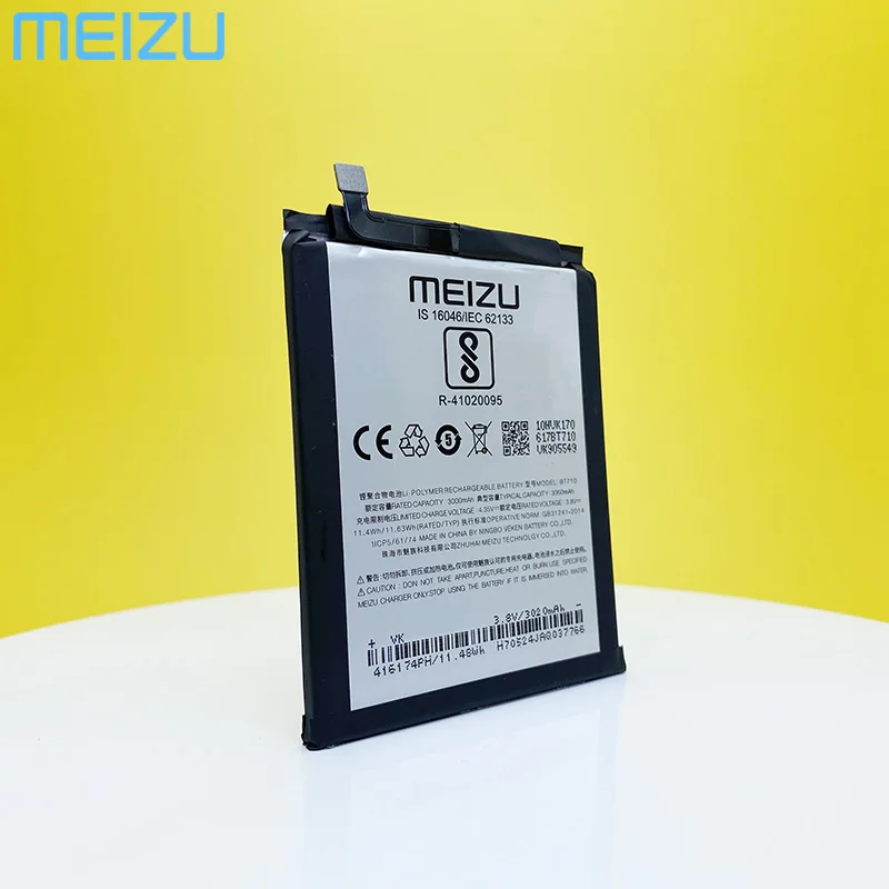 100% Оригинальный аккумулятор Meizu 3060 мАч BT710 для телефона M5c M710M M710H M793Q Blue A5