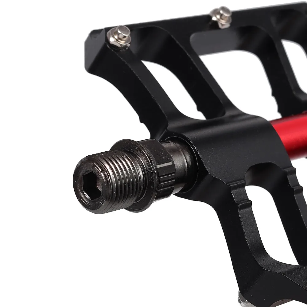 Justech 1 пара алюминиевых педалей для велосипеда MTB трекинговый велосипед BMX промышленные подшипники черная педаль