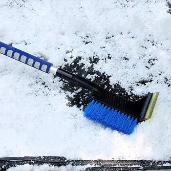 

Multifunctional Snow shovel Brush Removal Ice Scraper Telescopic Deicing