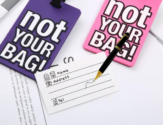 Милые дорожные аксессуары HJKL с надписью Not Your Bag искусственные Мультяшные
