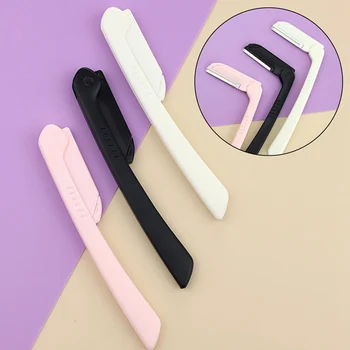 

3pcs Foldable Portable Women's Razors Makeup Facial Eyebrow Lip Folding Razor Hair Remover Sharp Stainless Steel Cutting Knife