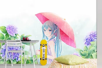 

[Self-Adhesive] 3D Hatsune Miku 146 Japan Anime Wall Paper mural Wall Print Decal Wall Murals Belly