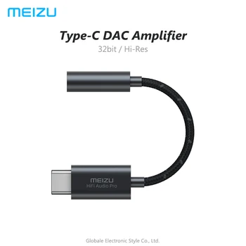 

Original Meizu DAC Pro Amplifier Type C to 3.5mm Audio Adapter for Earphones Decoder Hi Res 32 bit