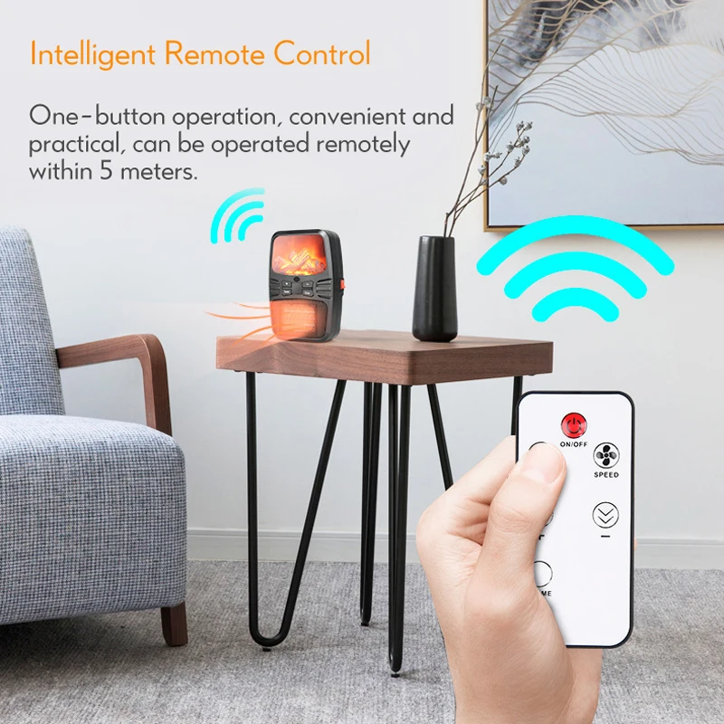 Wall-Outlet 400 W portable four Espace nouveau plug-in Mini Radiateur électrique