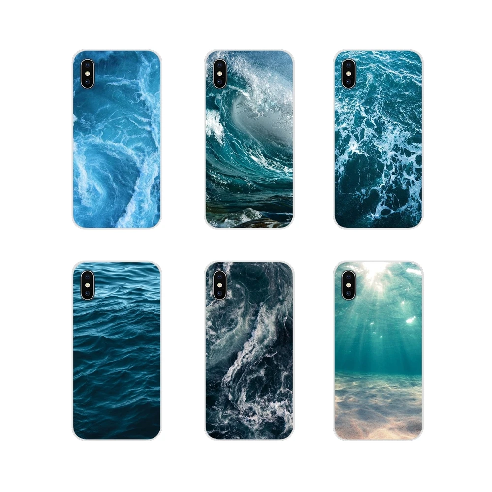 Для HTC One U11 U12 X9 M7 M8 A9 M9 M10 E9 Plus Desire 630 530 626 628 816 820 830 волн Океана Подводный Свет