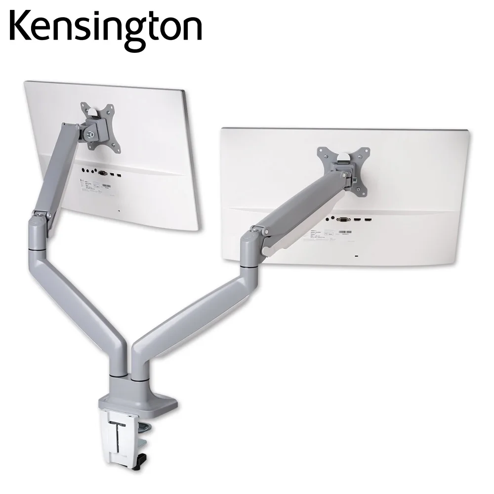 

Kensington SmartFit® One-Touch Height Metal Material Adjustable Dual Monitor Arm K55471WW for 13-32" LCD Monitor for Gaming