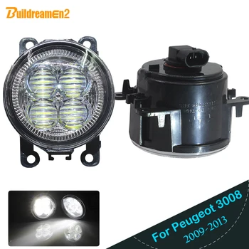 

Buildreamen2 2 Pieces Car Styling 4000LM H11 LED Bulb Fog Light Angel Eye DRL 12V For Peugeot 3008 MPV 2009 2010 2011 2012 2013