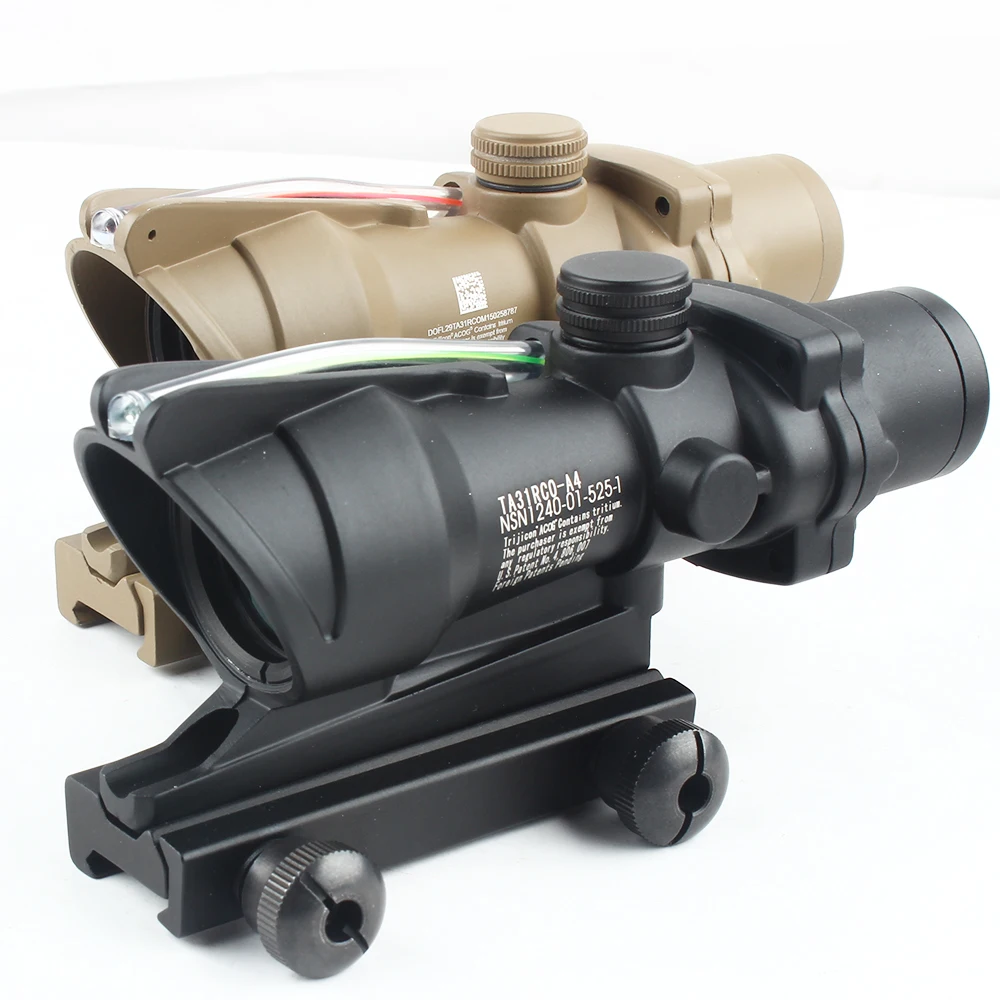 Оптический Прицел ACOG 4X32 оптика из настоящего волокна прицел с подсветкой и