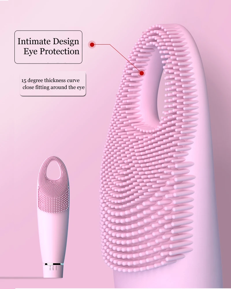 Новое поступление электрическое Силиконовое очищающее средство массажер щётка для умывания лица Очищающее устройство для кожи