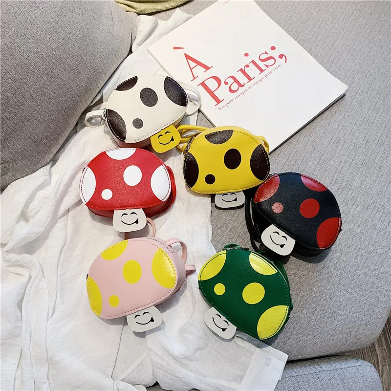 

Export Hot Selling Children Trim Package Fashion 2019 New Ultra-Light Over-the-shoulder Bag Multi-color Polka Dot 2-5-Year-Old M