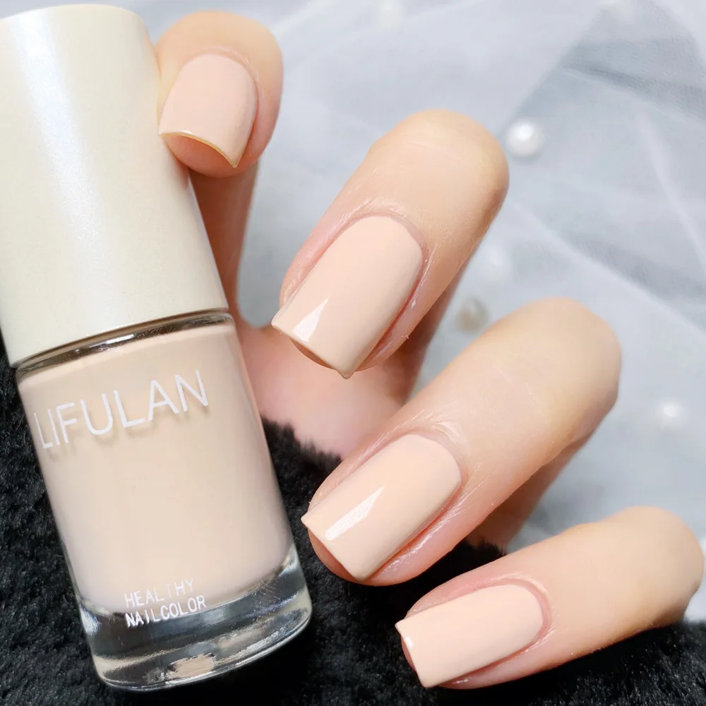 Nusx Peel Off Nail Polish 8ml Water based Pure Nude Candy Color Varnish Lacquer Glitter Sequins 2