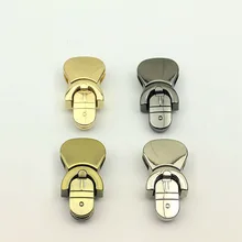 

2Pcs Metal Bag Tongue Lock Clasp Push Lock Closure Catch Buckles Leather Craft Women Bag Purse Handbag Accessories