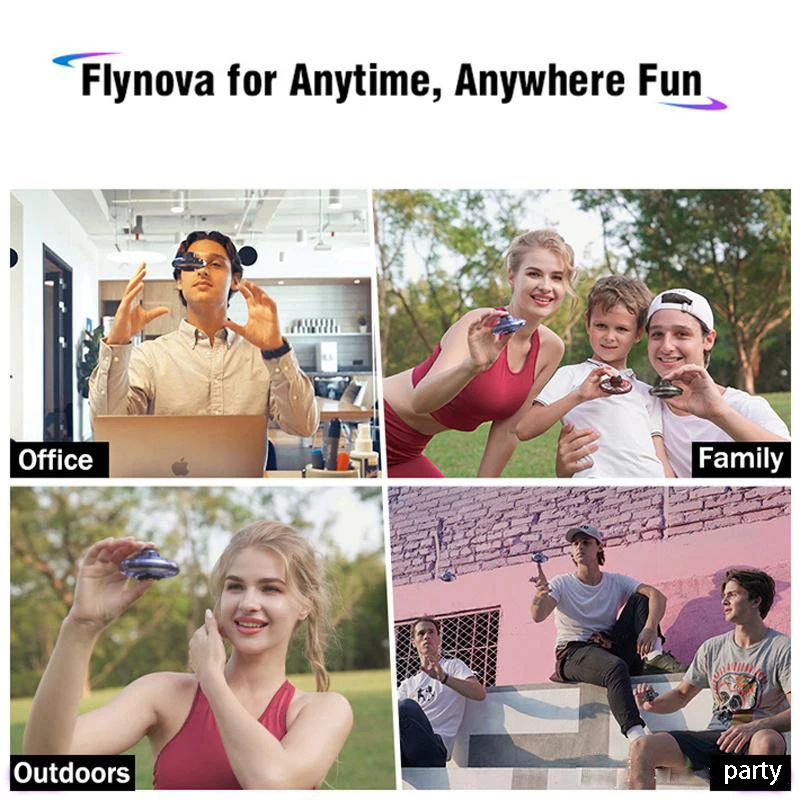 Flynova мини-Дрон Quadruplex UFO RC пальцевая обновленная подвеска гироскоп подвеска тонкая Регулировка декомпрессии RC игрушка в подарок