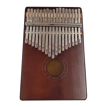 

TOP!-17 Key Kalimba African Solid Wood Thumb Finger Piano Wooden Musical Instruments