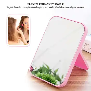 

Led Mirror LED Makeup Mirror Folding Desktop Cosmetic Mirror Beauty Tools for Travel Bathroom Tabletop Hand Mirror