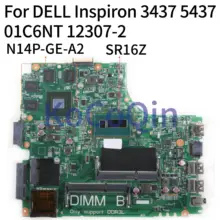 KoCoQin материнская плата для ноутбука DELL Inspiron 14R 3437 5437 I7-4500U SR16Z материнская плата CN-01C6NT 01C6NT 12307-2 N14P-GE-A2