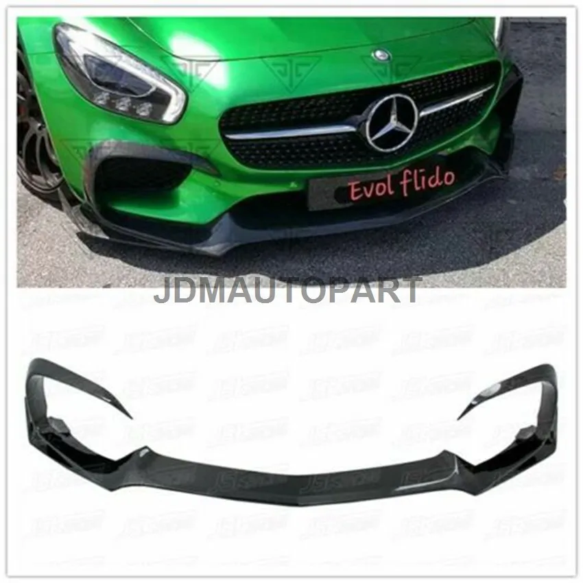 Подходит для Mercedes Benz AMG GT GTS передняя губа из углеродного волокна и