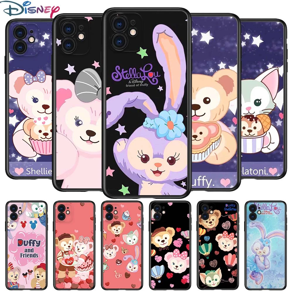 Duffy Disney Bear For Apple Iphone 12 Pro Max Mini 11 Pro Xs Max X Xr 6s 6 7 8 Plus 5s Se Soft Black Phone Case Phone Case Covers Aliexpress