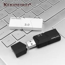 Kebidumei кардридер USB 3,0 TF карта адаптер для MicroSD конвертер Смарт Высокоскоростной USB 3,0 карта памяти Комплект для чтения для Windows Mac