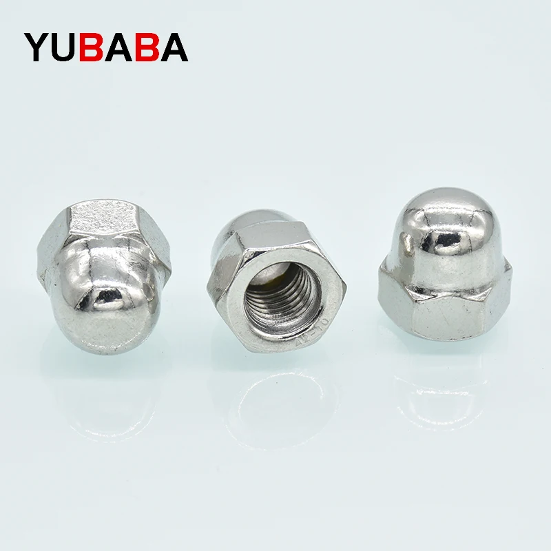 Hexagon Nuts Carbon Steel Nuts Flange Nut M3-M16 304 Stainless Steel Cap Nuts