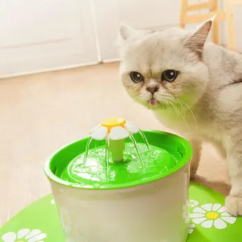 

Automatic Electric 1.6L Pet Water Fountain Dog Cat Drinking Bowl Dish US Plug 110‑240V Pet Products