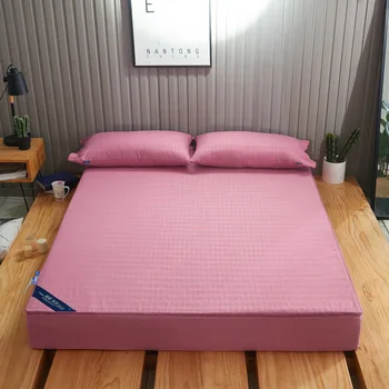 

9 Colors Mattress Cover With Zipper Bed Cover Six-sided All-inclusive Non-slip Mattress Topper Protector Machine Washable Sheet