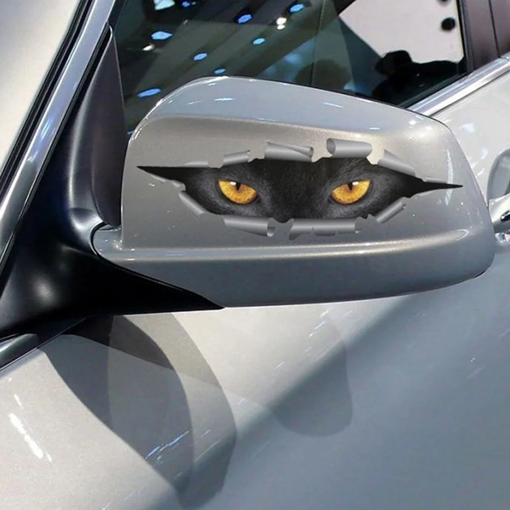 Стикер Забавный кошачий глаз для тюнинга автомобиля подглядывающая наклейка Chevy