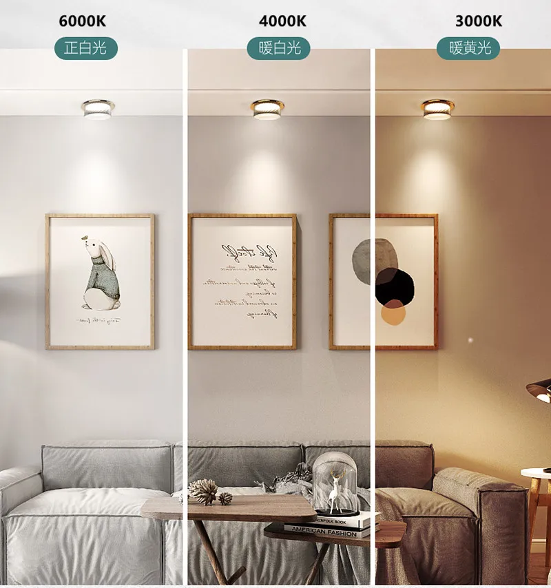 스테레오 LED 다운라이트, 조도 조절식 LED 천장 램프, LED 스폿 조명, 침실 주방 LED 매입형 도, 5W, 7W, 9W, 12W, 15W, 18W