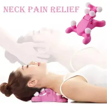 

BellyLady Cervical Massager Alignment Chiropractic Pillow Neck Head Pain Relief Back Massage Traction Device