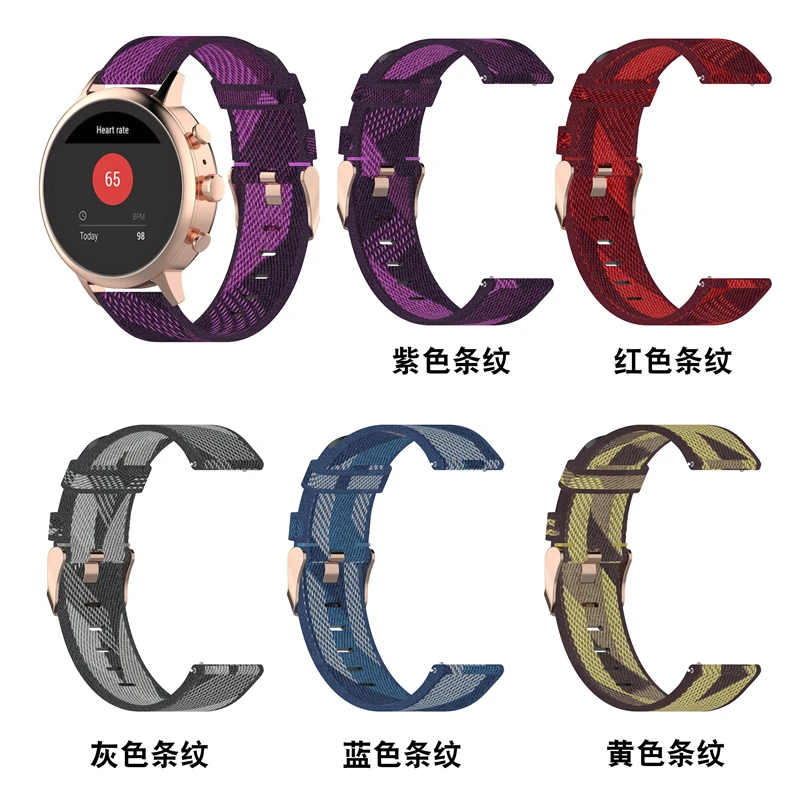 Ремешок для часов 20 мм Samsung Gear S2 Classic Motorola Moto 360 2nd Gen Мужской 42 Huami Amazfit Bip/GTR 42m/GTS