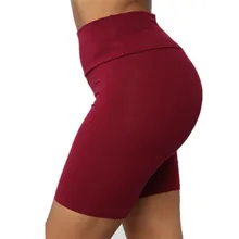 Женские однотонные высокопрочные быстросохнущие спортивные шорты для бега и спортзала, женские шорты для йоги 30DE28