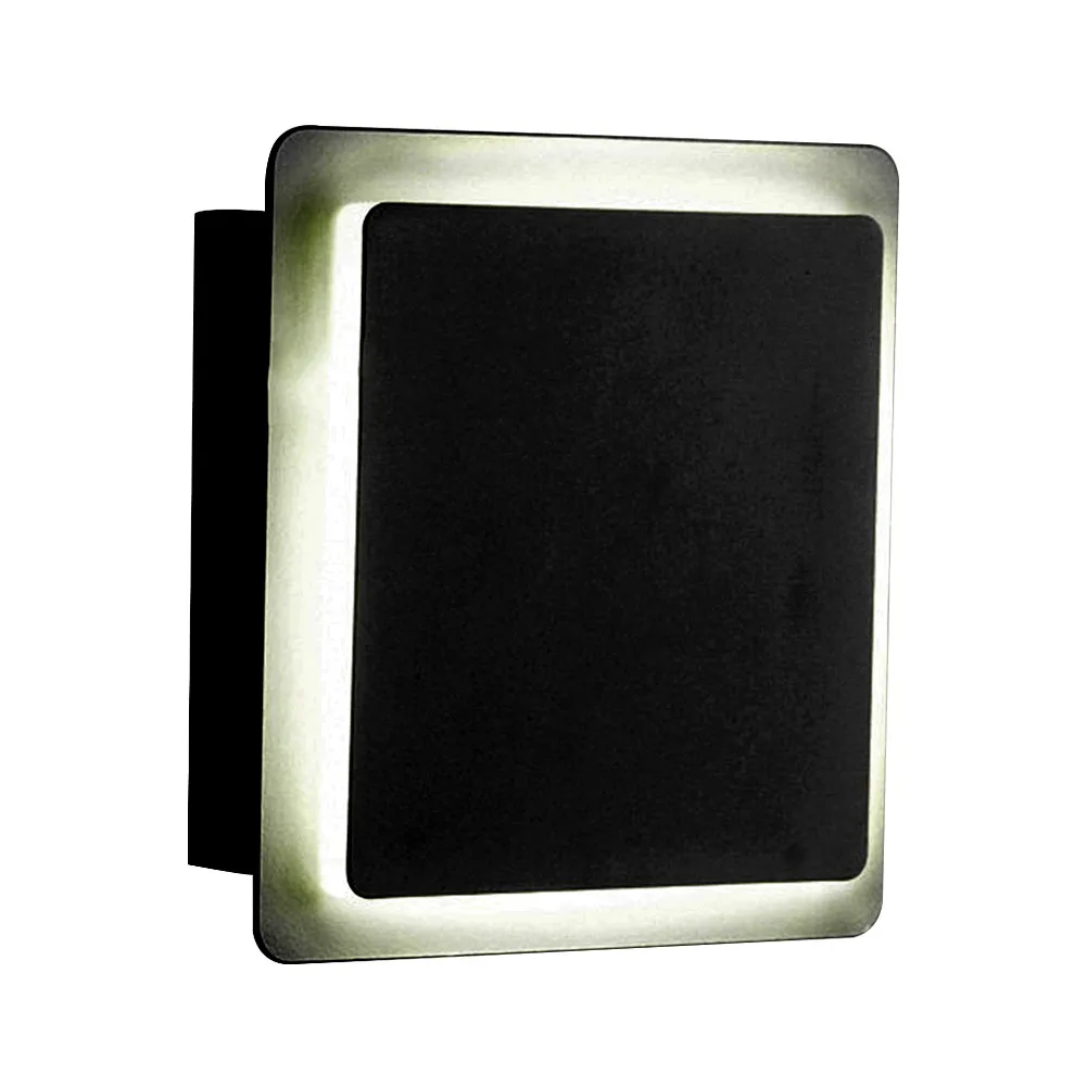 

Home Living Room Corridor Study Modern Simple Square Iron Craft LED Wall Lamp Indoor Sconce Stairs 360 Degree Rotatable Hotel