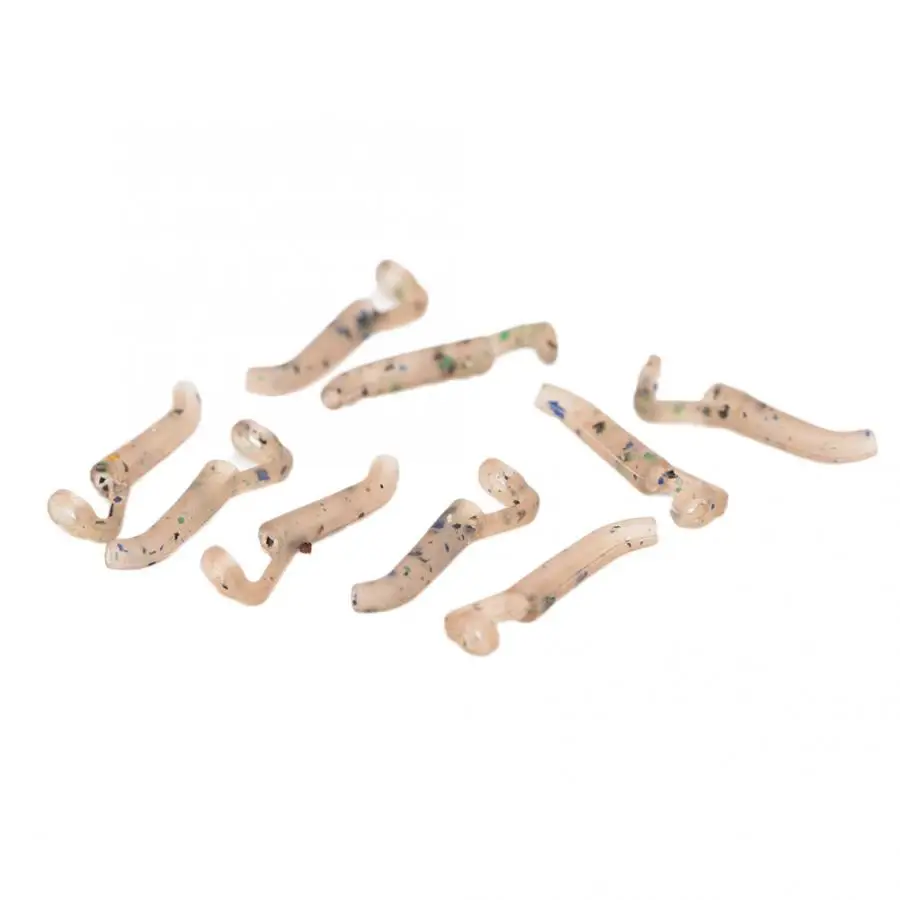 Carbon Steel 20PCS Durable Fishing Hook Sleeve Line Aligner Terminal Hair Rig Swivel Fishing Tackle Kit Fly Fishing