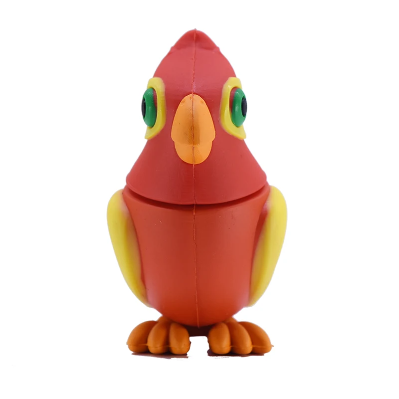 USB флеш накопитель с милыми птицами 4 ГБ 8 16 32 64 128 мультипликационный попугай