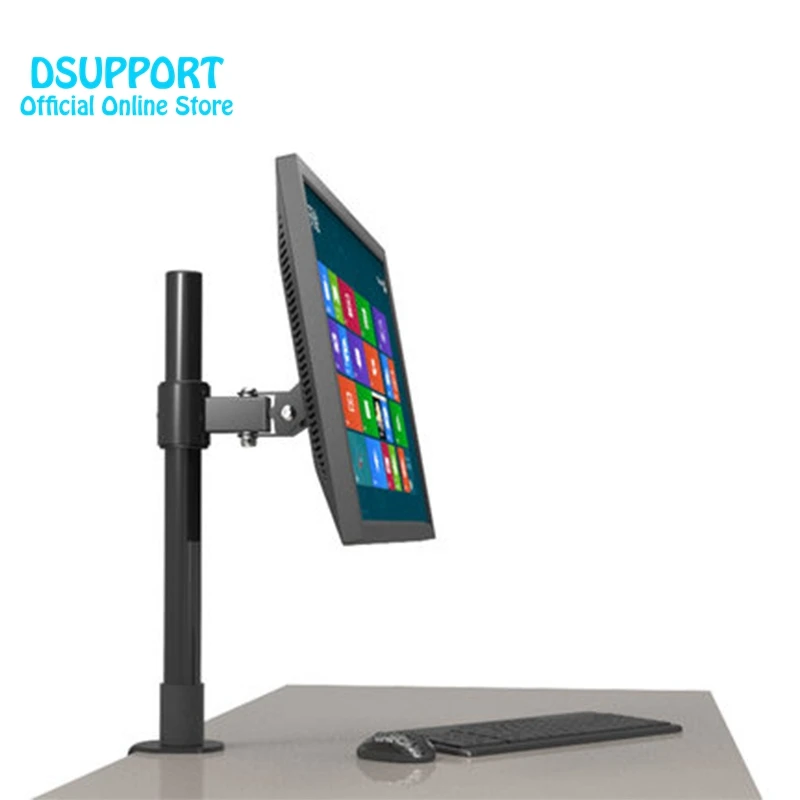 

Desktop Clamping 10-22" LCD LED TV Mount Bracket Free Lifting Full Rotation Monitor Holder Arm Sit Stand Monitor Support