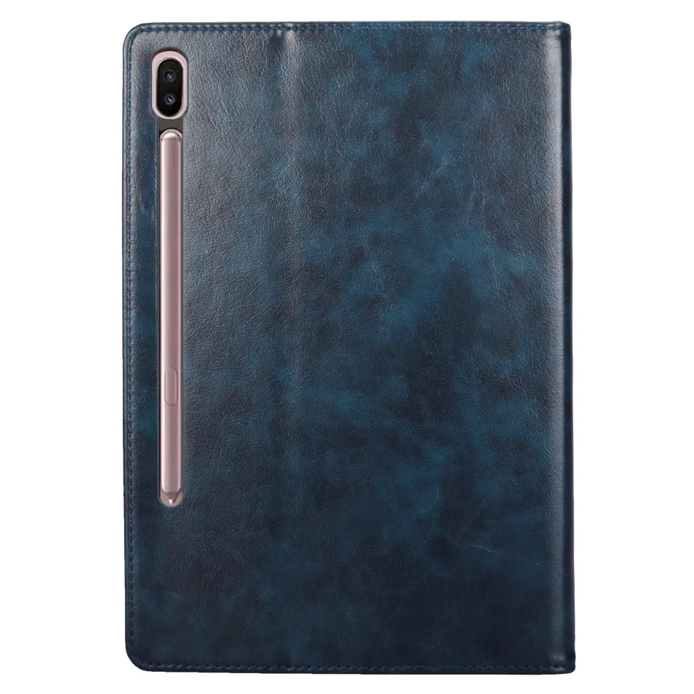 OMESHIN для samsung Galaxy Tab S6 10,5 T860/T865 Кожаный противоударный чехол-книжка с подставкой Роскошный кожаный чехол