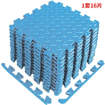 

16 Pcs Foam Puzzle Mats Baby Mats with Fence Floor Tiles Kids Puzzle Mats Baby Crawling Mats
