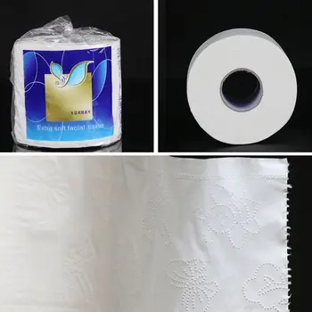 

6 Rolls White Toilet Paper,Smooth Soft Professional Series Premium 4-Ply