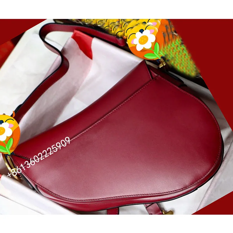 

Luxury women handbag High quality Saddle bag shoulder crossbody bags real leather Fashion female messenger lady bags
