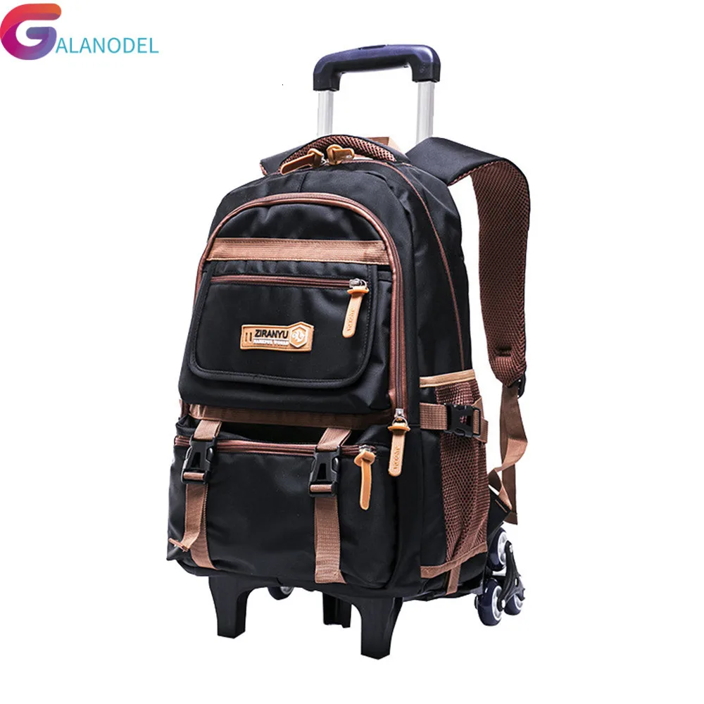 

2/6 Casual Children Rolling School Backpacks Arrival Wheels Detachable Boys Girls Trolley School Bags Kids Backpack Bookbag