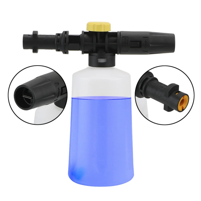 

750ML Snow Foam Lance For Karcher K2 K3 K4 K5 K6 K7 Car Pressure Washers Soap Foam Generator With Adjustable Sprayer Nozzle