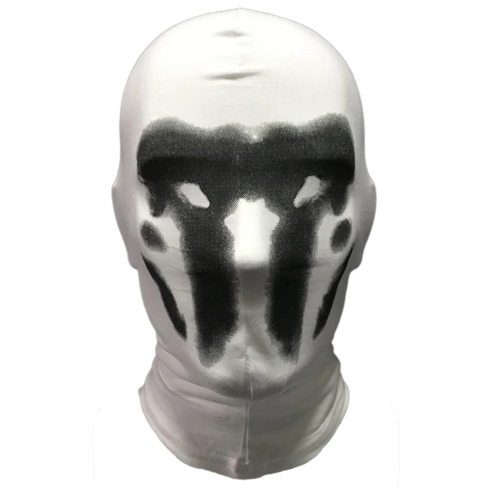 Watchmen Rorschach костюмная маска косплей на все лицо забавные комиксы Хэллоуин