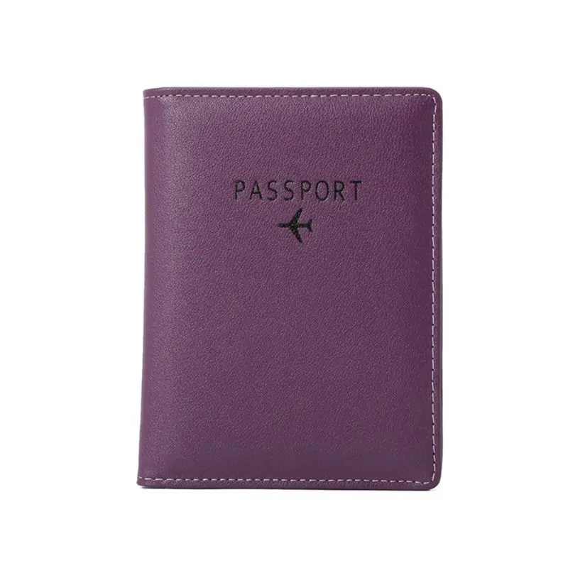 Кожаный чехол-кошелек с защитой RFID для путешествий и путешествий - Цвет: 3TT701156-PL