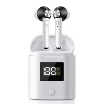 

D019 TWS 5.0 Wireless Bluetooth Earphone 3D Stereo Earphone Binaural Call With LED Digital Display Charging Box Earphones