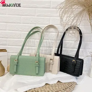 

2pcs/Set Solid Color PU Handbag Women Big Capacity Casual Lady Shoulder Clutch Fashion Exquisite Shopping Bag