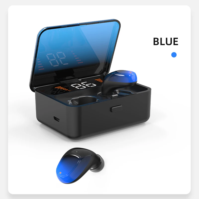 IWALK TWS Wireless Headset Binaural IPX5 Waterproof Earbuds Digital Display 5 0 Earphone Bluetooth with 2200mAh Power Bank Case